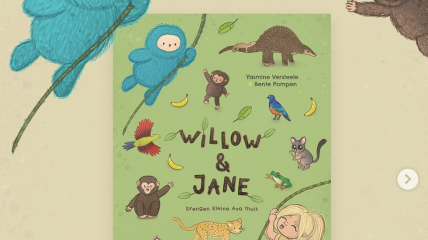 Release of the book "Willow & Jane" in Zwin nature reserve