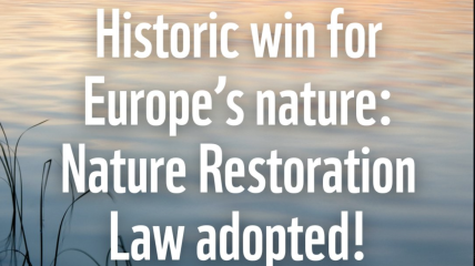 Nature wins - the law to restore it gets final approval